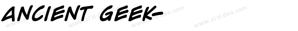 Ancient Geek字体转换